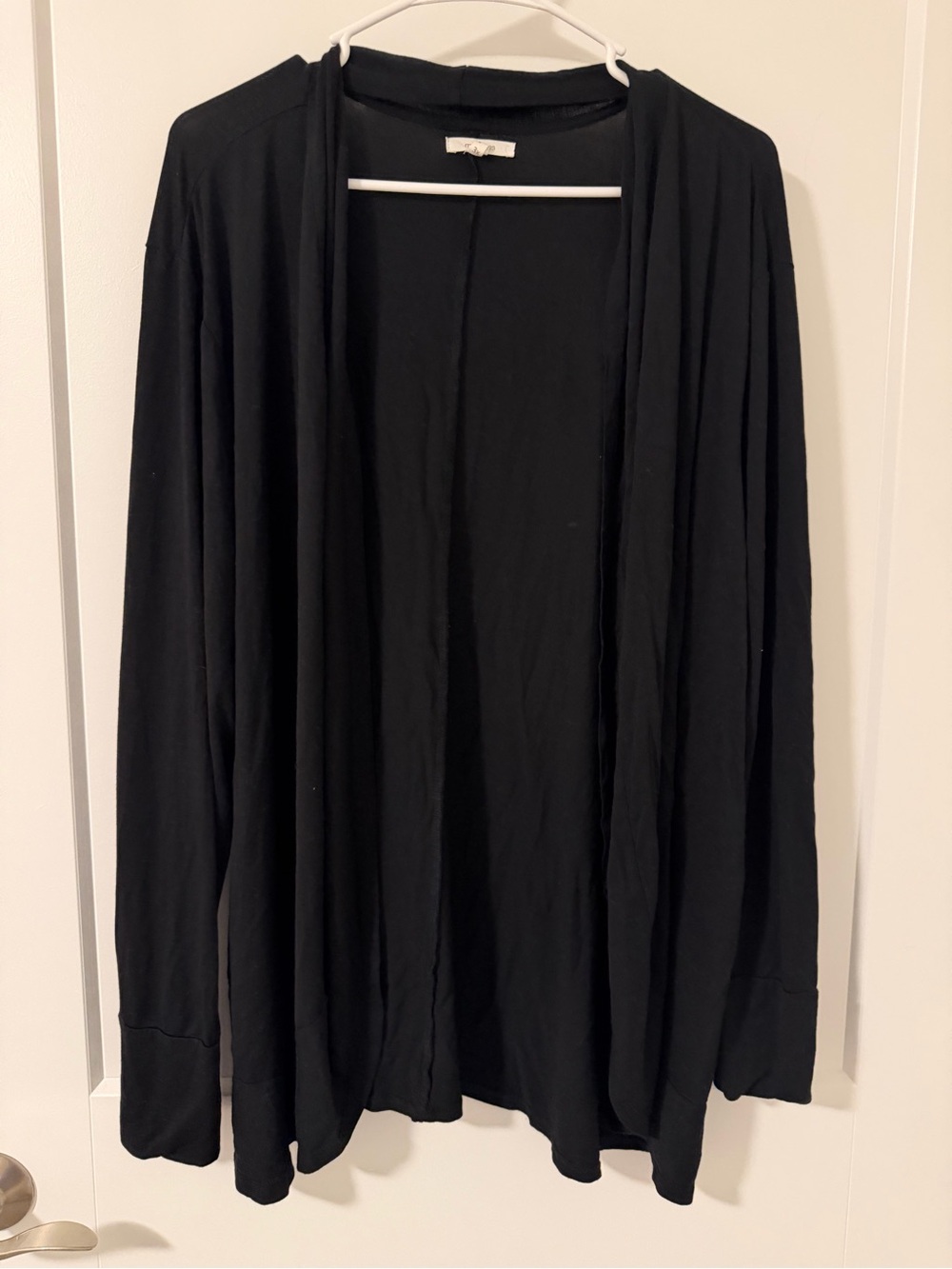 Maurices Black Open-Front Men's Cardigan